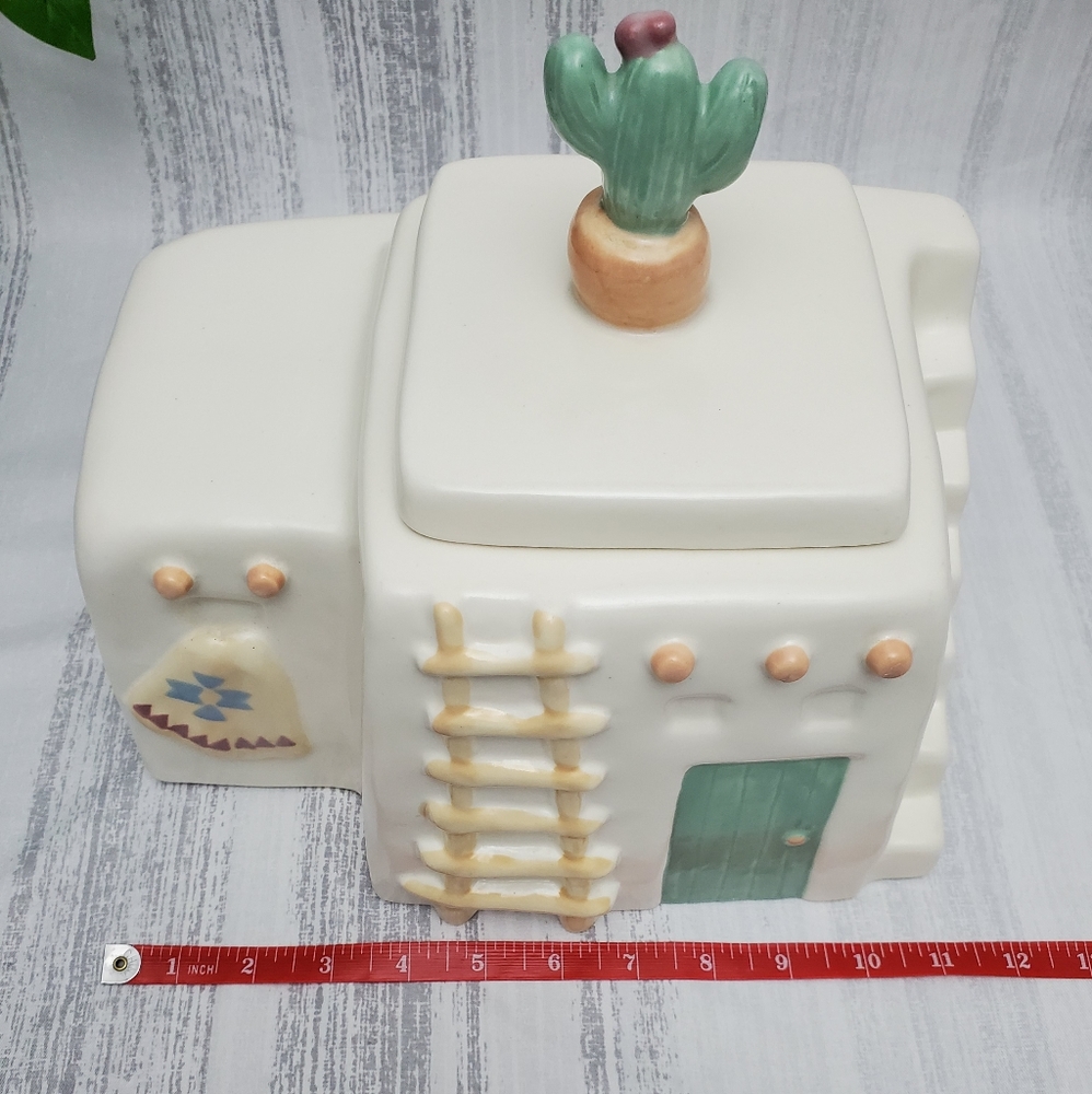 Adobe House Cookie Jar - Picture 3 of 12